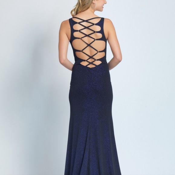 Prom Dress size 5/6 Dave and Johnny - Picture 3 of 4